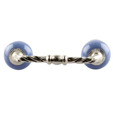 Slate Blue Cearmic Cut Bridge Handles